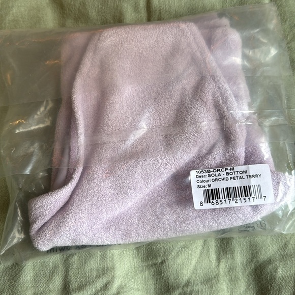 Stone Fox Swim Sola Bikini Bottom in Orchid Petal Terry - Picture 13 of 16